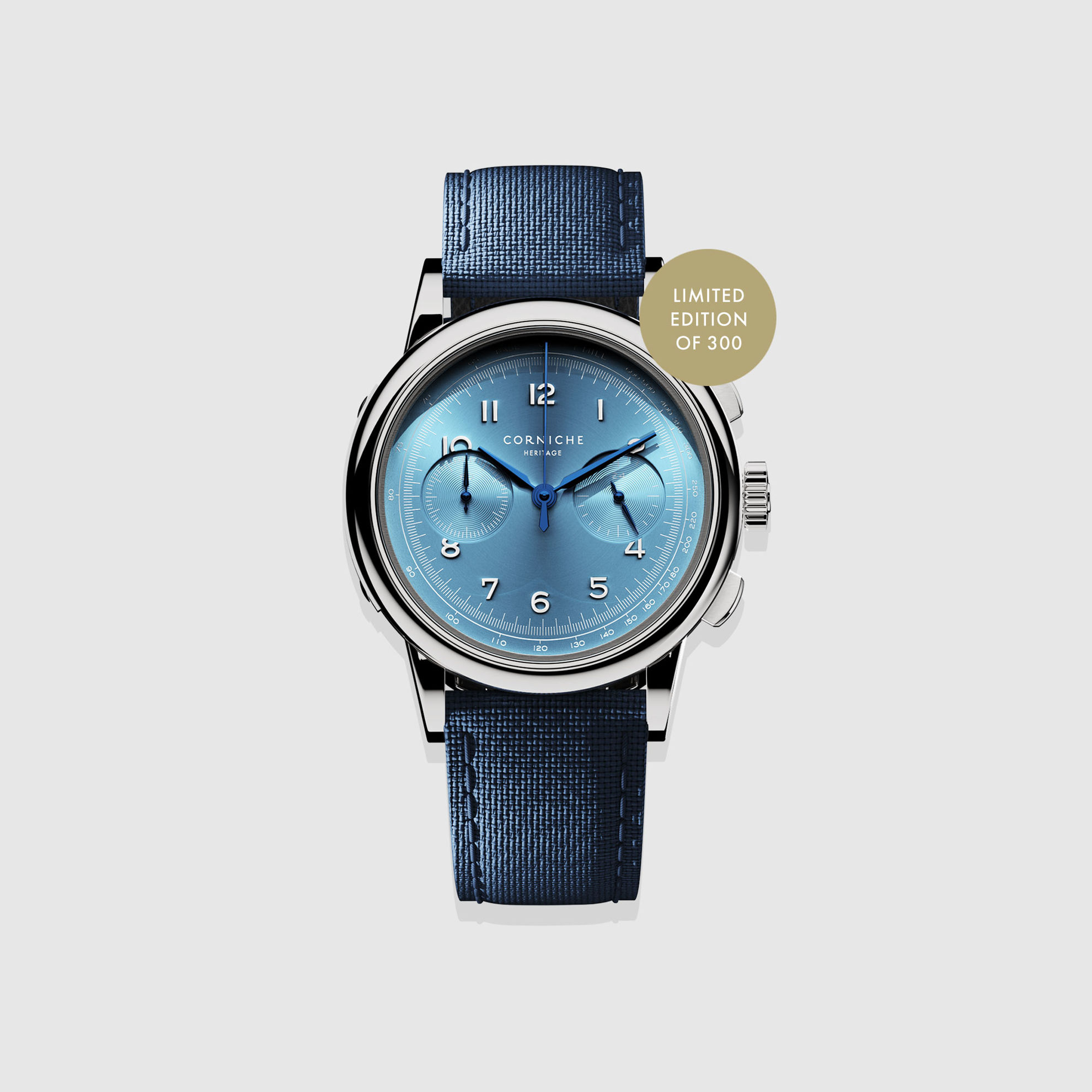 ساعت مچی مردانه کورنیش  Corniche heritage chronograph Limited Edition Bluebird
