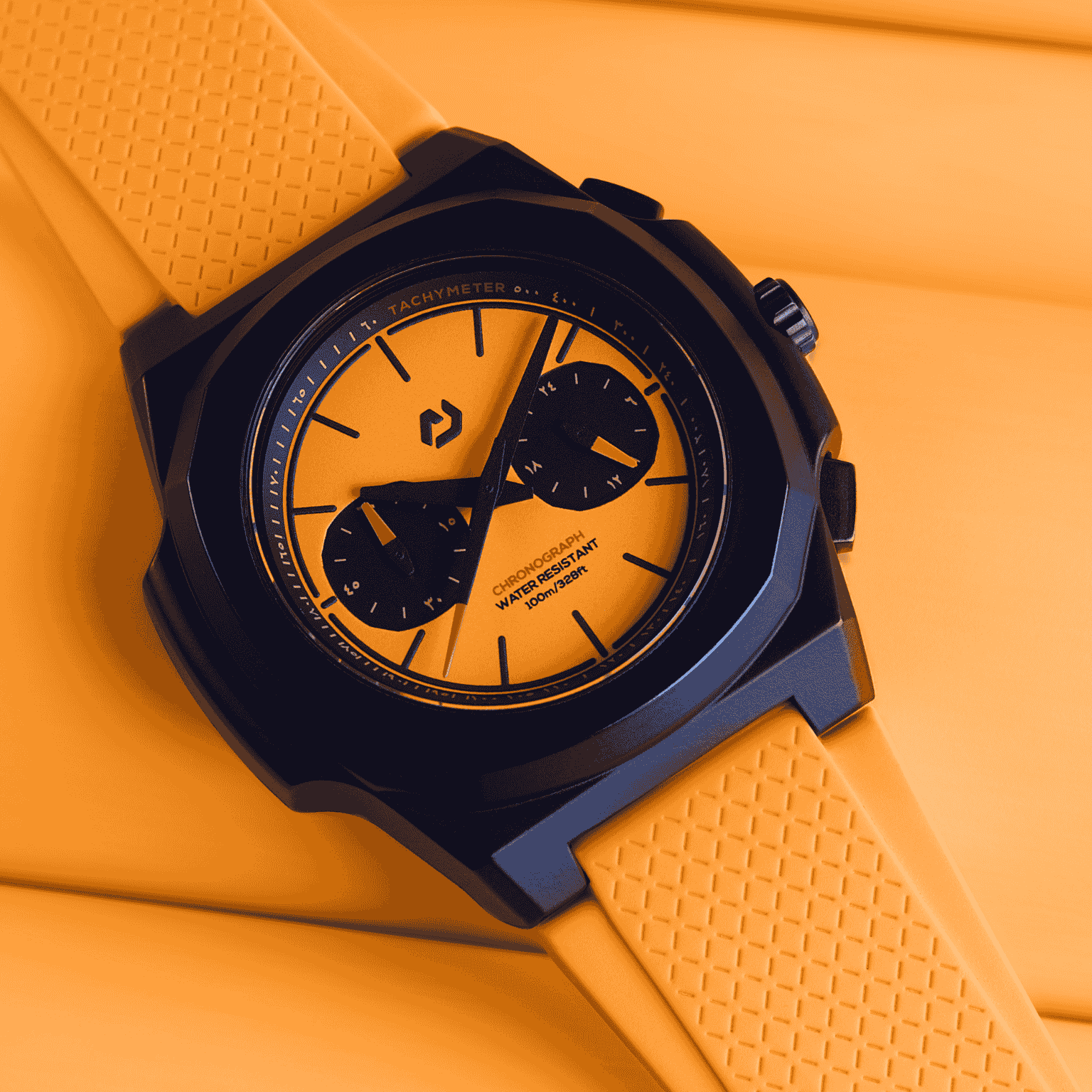 ساعت مچی مردانه نون Nuun کد Chrono Gulf Orange